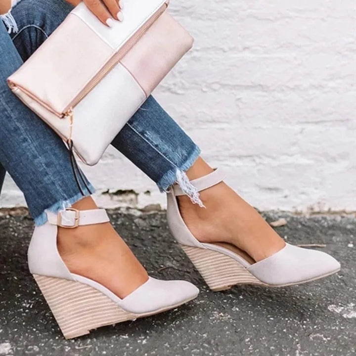 Claire - Orthopedische Zwarte Sleehakken-Zwart-34-State of Style