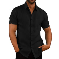 Clark Shirt | Stylish & Breathable-Black-S-State of Style