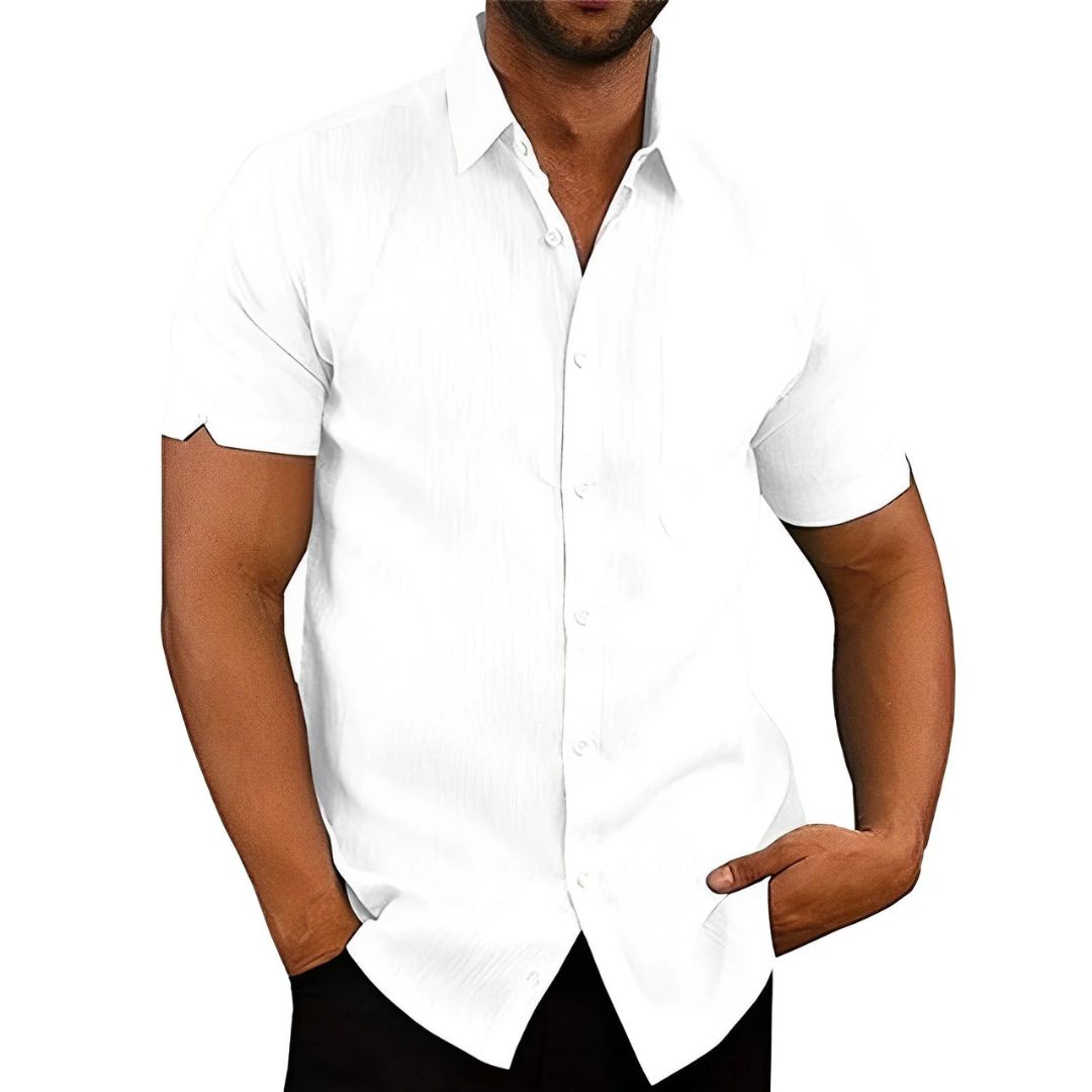 Clark Shirt | Stylish & Breathable-White-S-State of Style