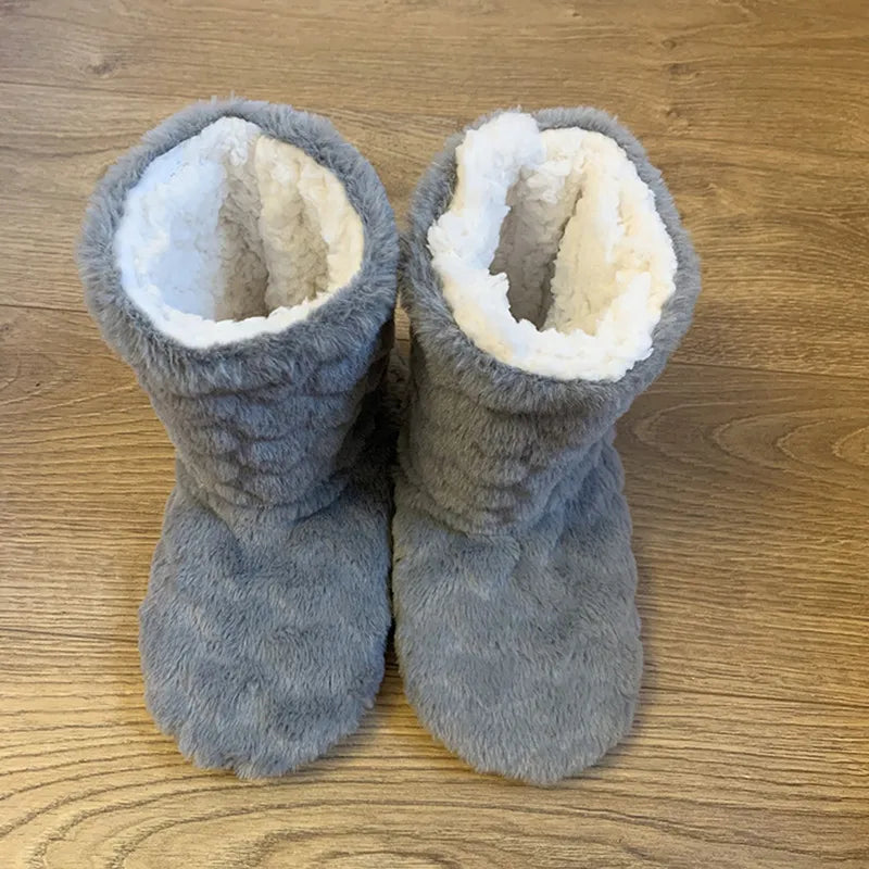 Clary High House Slippers | Warm and Soft Winter Comfort-Grey-4.5-5.0-State of Style