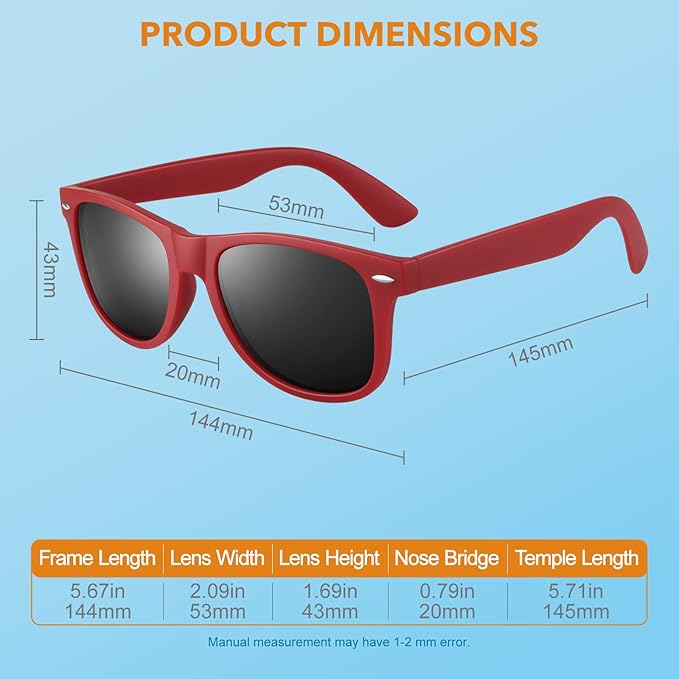 Classic 80's Retro Polarised Sunglasses - Jamie-Matte black frame | Amber Scarlet Mirror Lens-State of Style