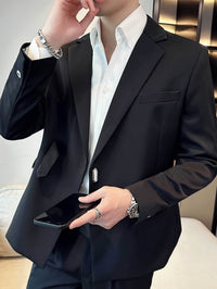 Classic Black Men's Blazer - Lars-S-State of Style