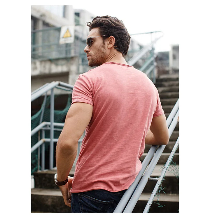 Classic Breathable Cotton Shirt for Men - Marco-Gray-S-State of Style