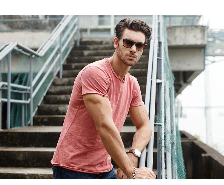 Classic Breathable Cotton Shirt for Men - Marco-Gray-S-State of Style