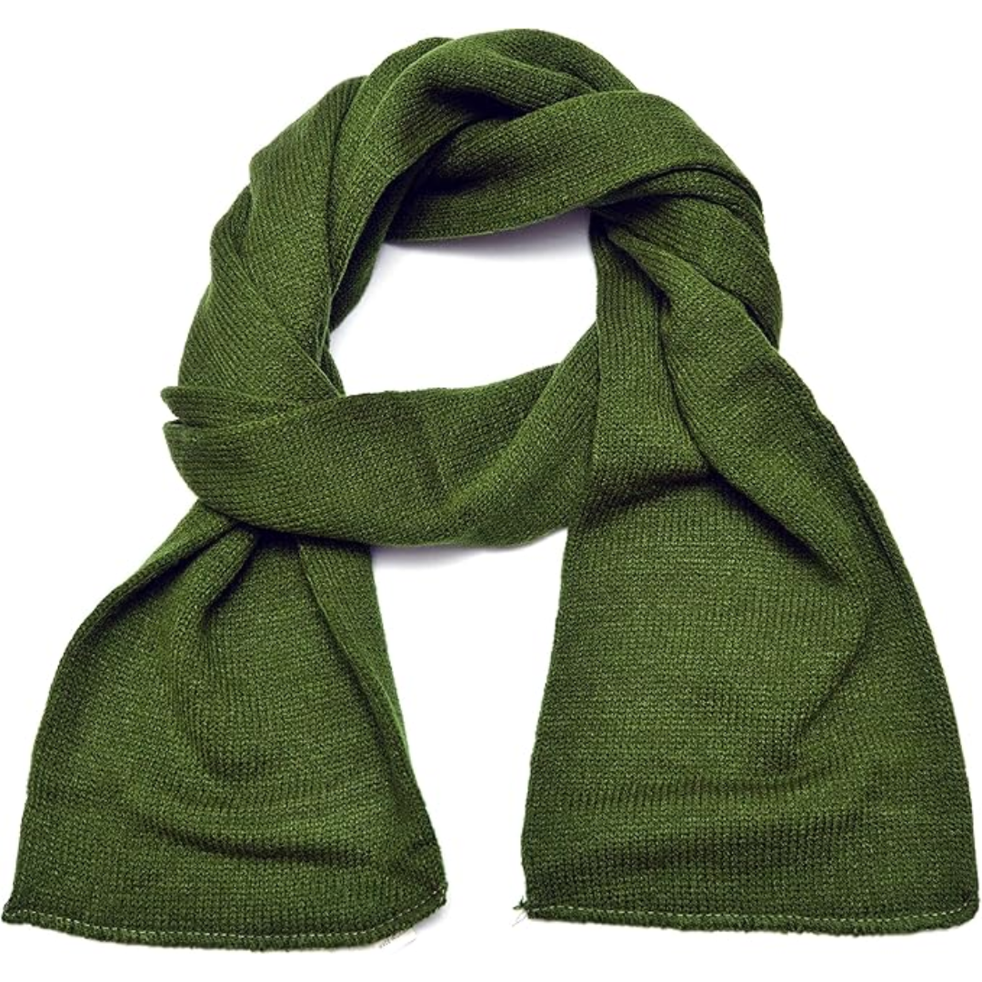 Classic Double Layer Knit Winter Scarf for Men - Xander-Marine blue-State of Style