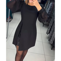 Classic Dress with Long Sleeves - Isabelle-S-State of Style