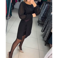 Classic Dress with Long Sleeves - Isabelle-S-State of Style