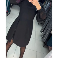 Classic Dress with Long Sleeves - Isabelle-S-State of Style
