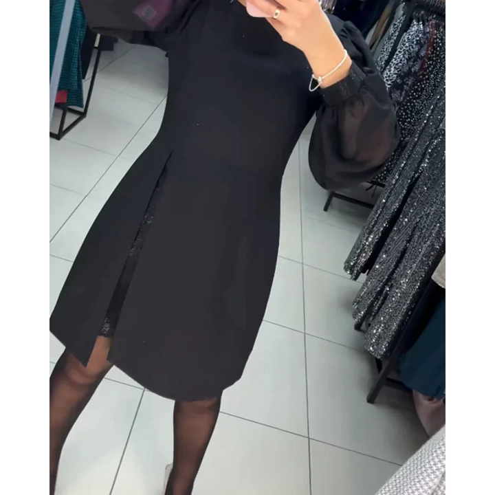 Classic Dress with Long Sleeves - Isabelle-S-State of Style