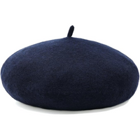 Classic French Wool Beret – Evelyne-Dark green-State of Style