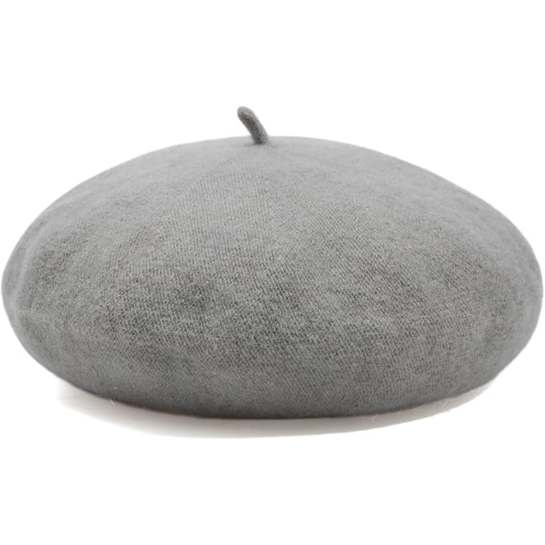 Classic French Wool Beret – Evelyne-Dark green-State of Style