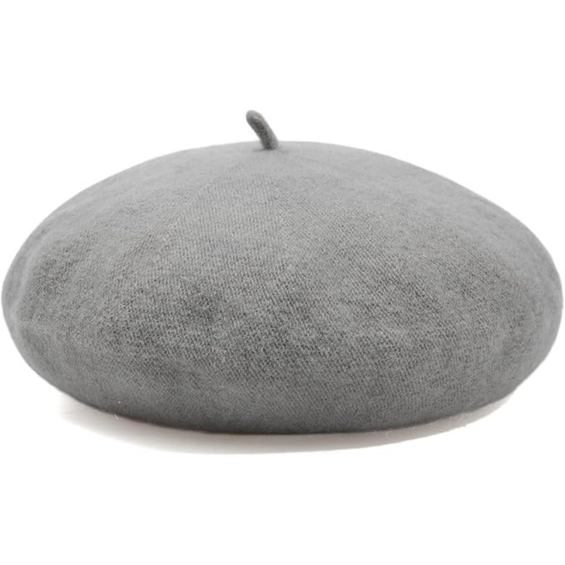 Classic French Wool Beret – Evelyne-Dark green-State of Style