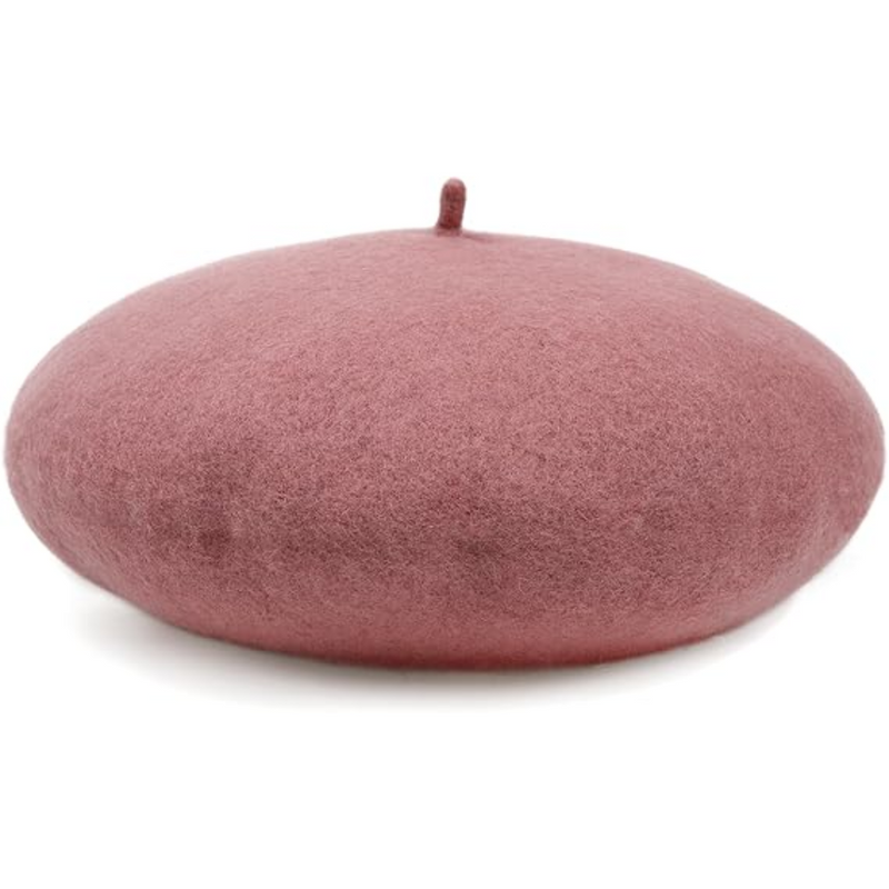 Classic French Wool Beret – Evelyne-Dark green-State of Style