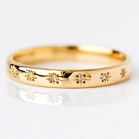 Classic Gold & Zirconia Ring - Amalfi-6-State of Style