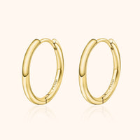 Classic Hoops - Aurina-1.19 cm-Gold-State of Style