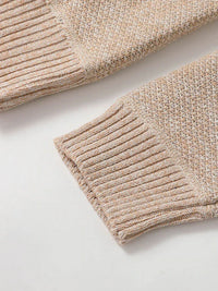 Classic Knitted Men's Sweater - Oscar-Khaki-M-State of Style