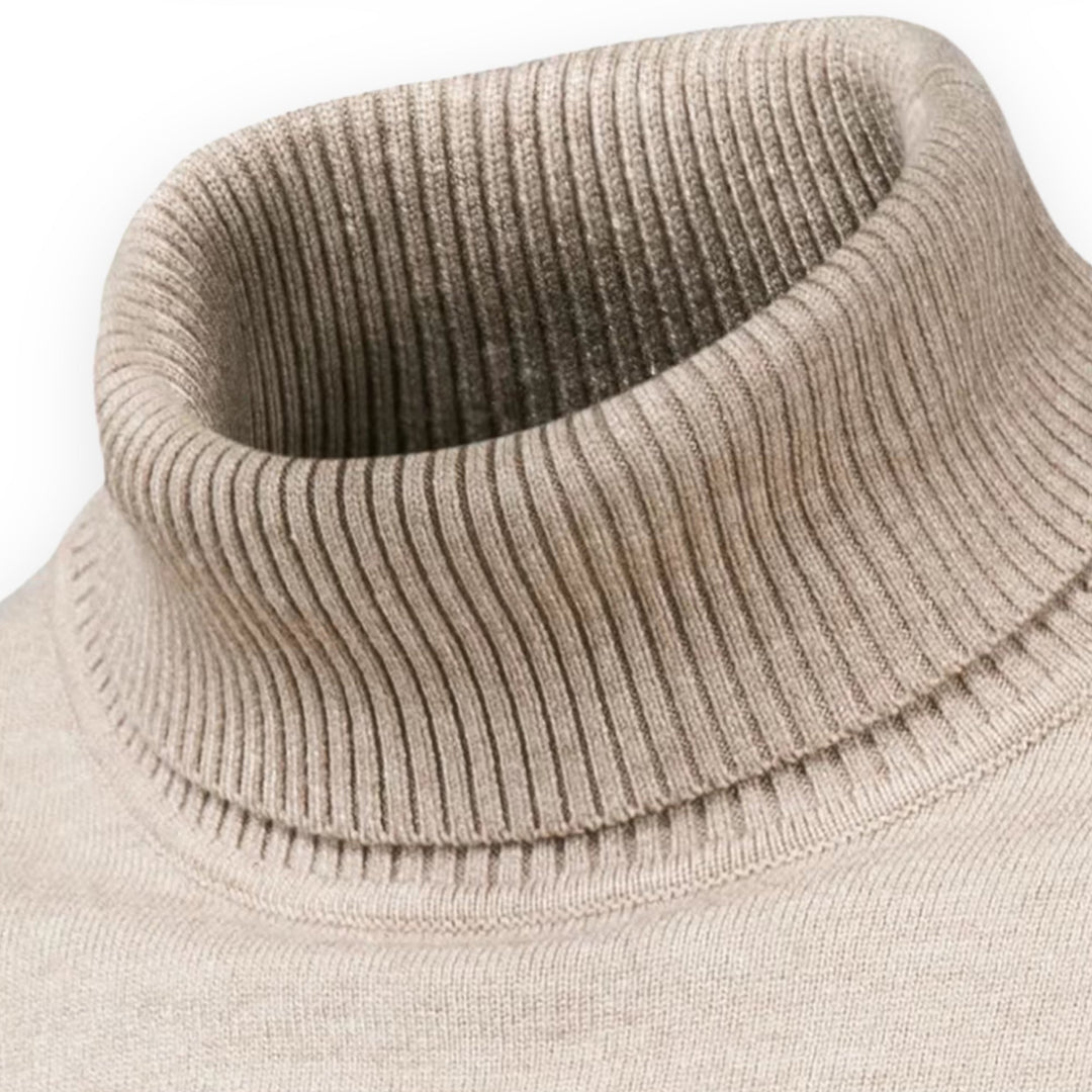 Classic Knitted Men's Sweater - Valen-Black-S-State of Style