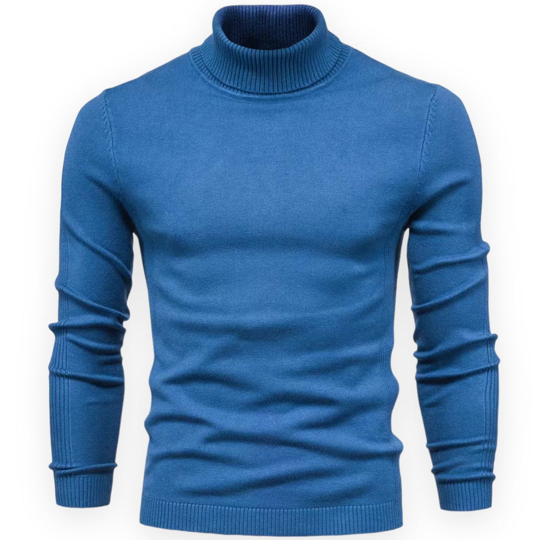 Classic Knitted Men's Sweater - Valen-Black-S-State of Style