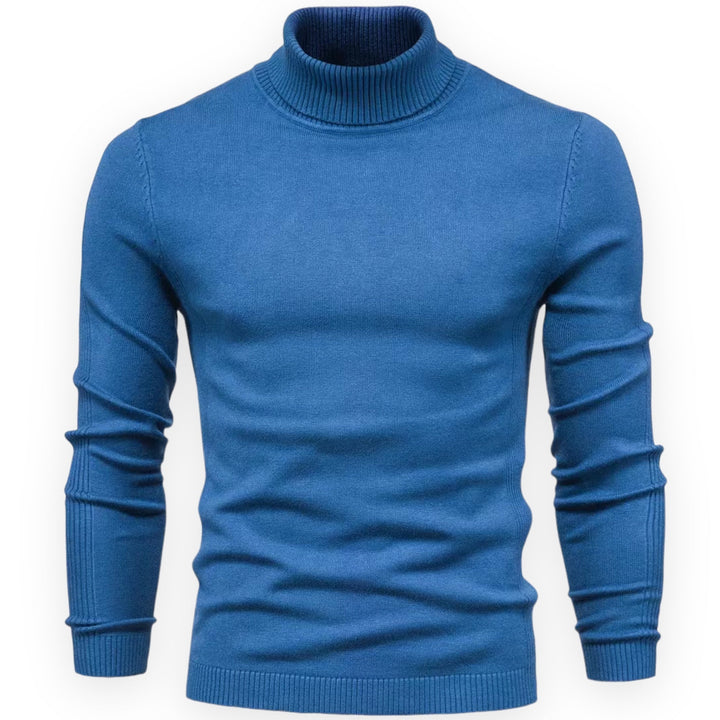 Classic Knitted Men's Sweater - Valen-Black-S-State of Style