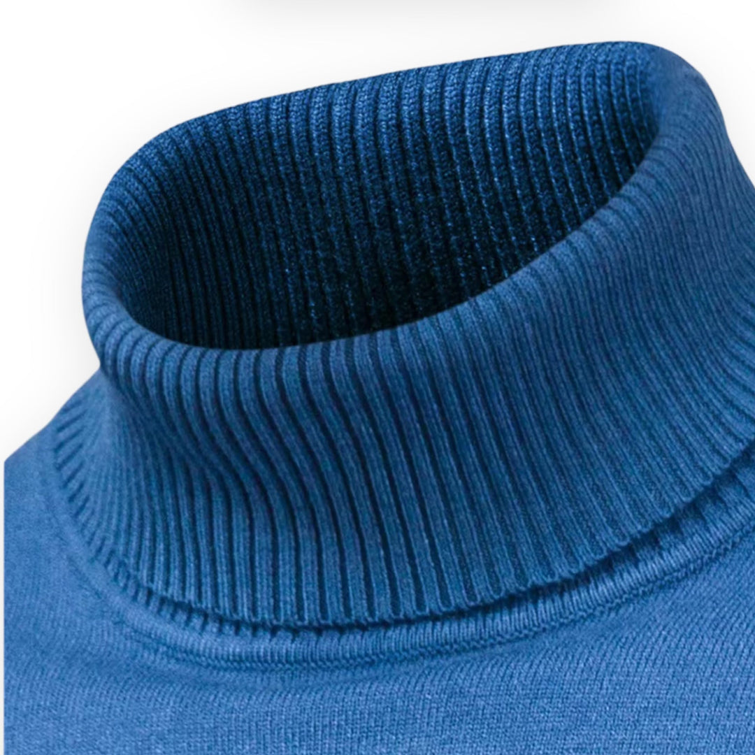 Classic Knitted Men's Sweater - Valen-Black-S-State of Style