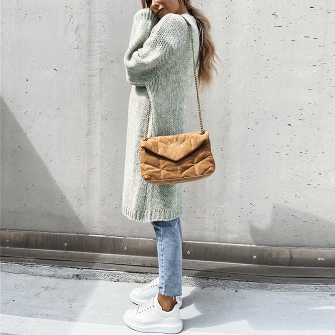 Classic Ladies Cardigan - Camile-Beige-S-State of Style