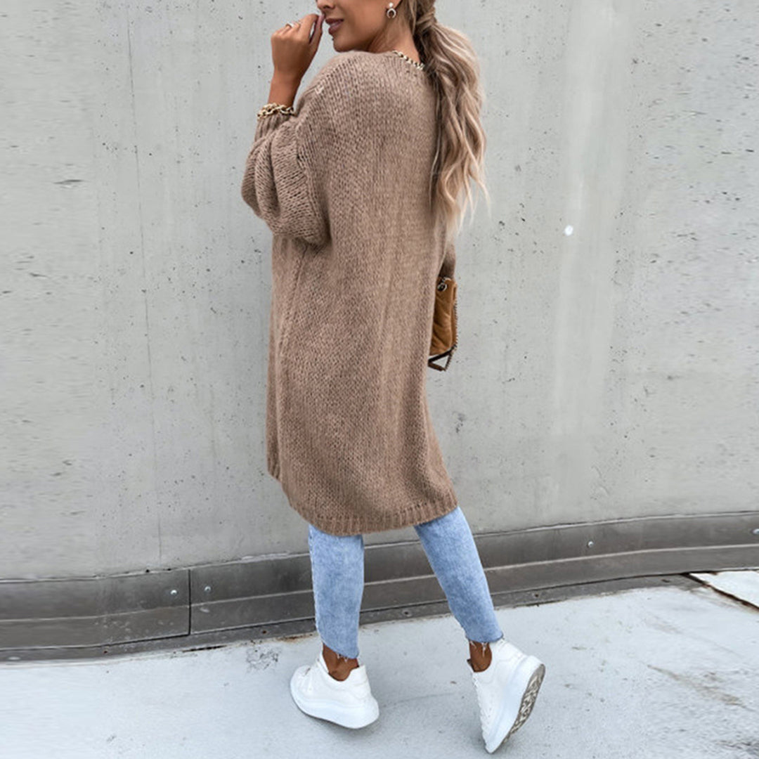 Classic Ladies Cardigan - Camile-Beige-S-State of Style