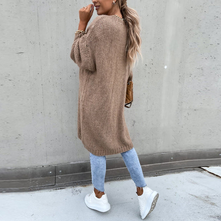 Classic Ladies Cardigan - Camile-Beige-S-State of Style