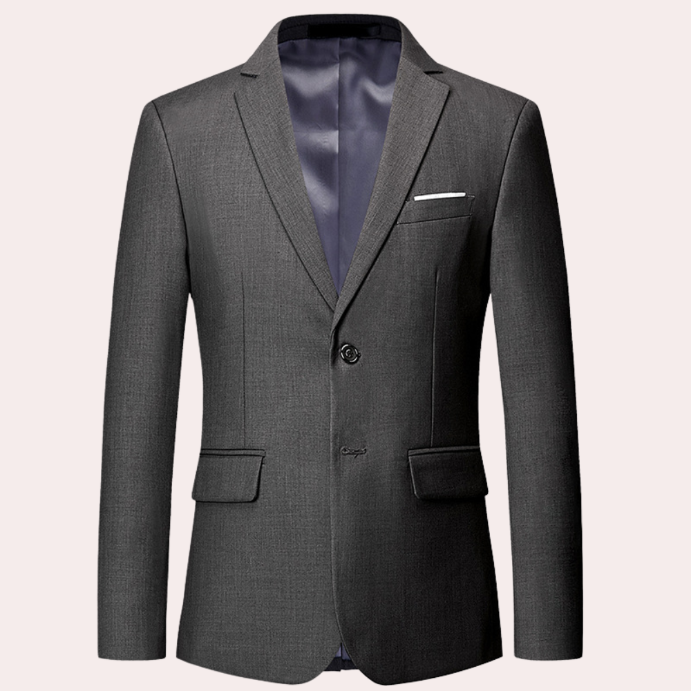 Classic Men's Blazer - Ariston-Grey-46-State of Style