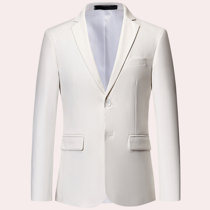 Classic Men's Blazer - Ariston-White-46-State of Style