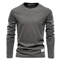 Classic Men's Long-Sleeved Cotton Shirt – Joris-Dark grey-XS-State of Style