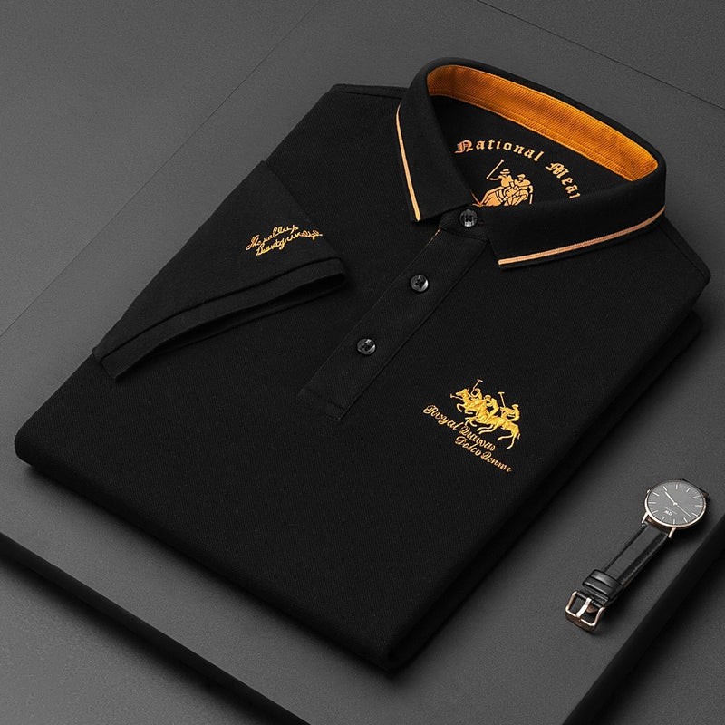 Classic Men’s Polo - Hamilton-Black-M-State of Style