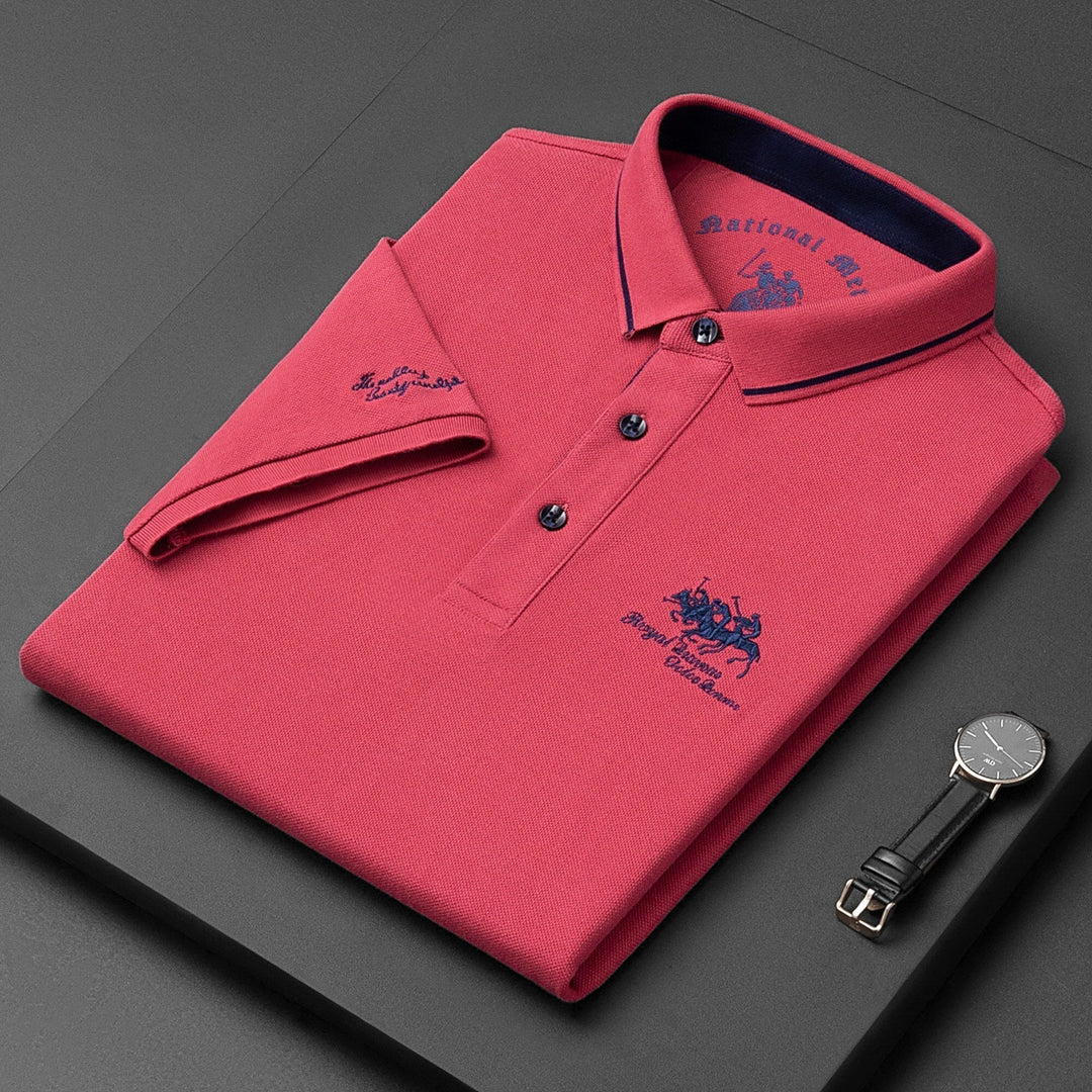 Classic Men’s Polo - Hamilton-Red-M-State of Style