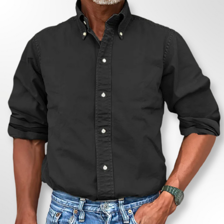 Classic Men’s Shirt - Victor-Black-S-State of Style