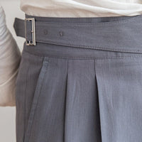 Classic Men's Trousers with Buckle - Oliver-Dark Blue-XS-State of Style