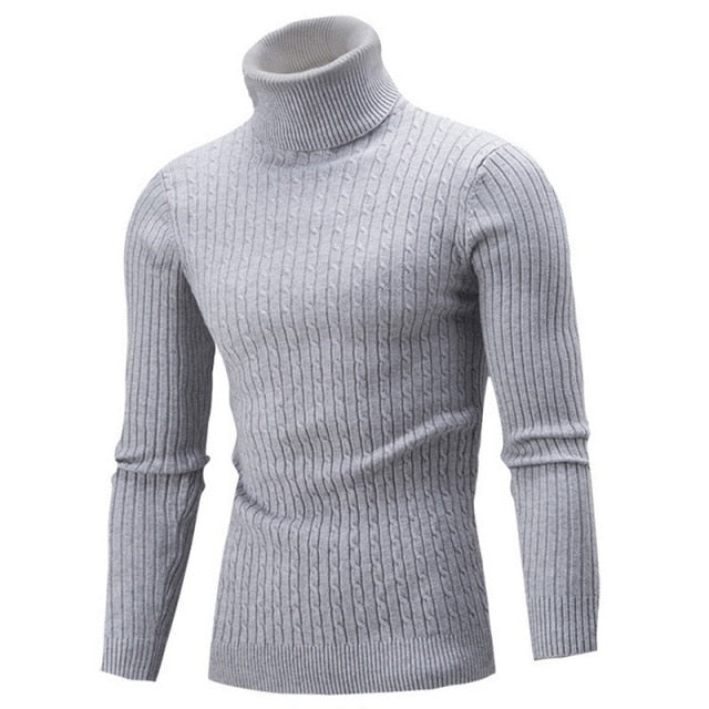 Classic Men's Turtleneck - SummitLayer-Grey-S-State of Style