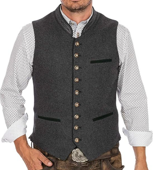 Classic Men's Vest with a Modern Twist - Norwin-M-State of Style
