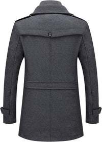 Classic Men's Winter Blazer - Luca-Black-S-State of Style