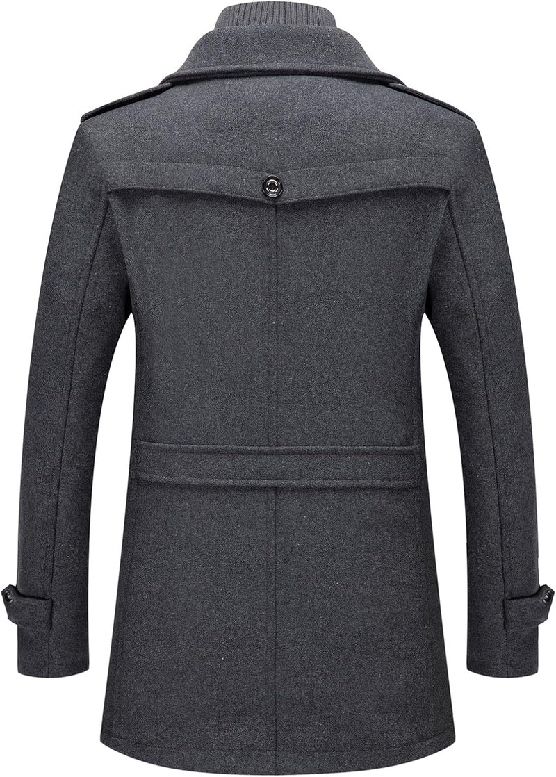 Classic Men's Winter Blazer - Luca-Black-S-State of Style