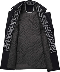 Classic Men's Winter Blazer - Luca-Black-S-State of Style