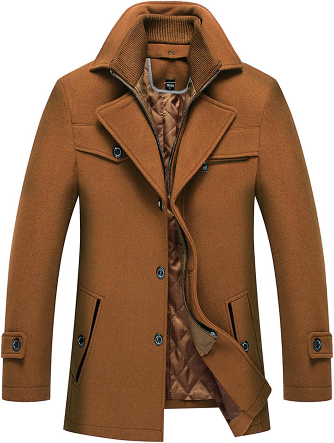 Classic Men's Winter Blazer - Luca-Yellow 2-S-State of Style