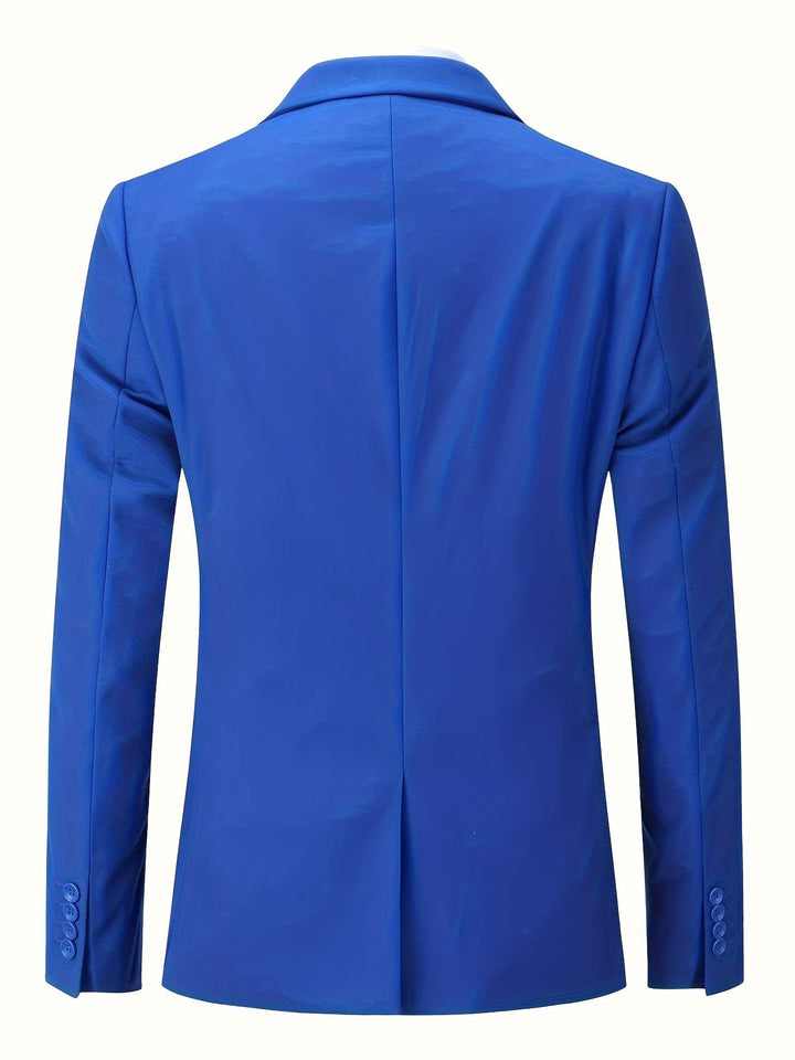 Classic Plain Men's Blazer - Floris-Brown-XS-State of Style