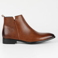 Classic Retro Leather Men's Boots - Lars-Black-7-State of Style