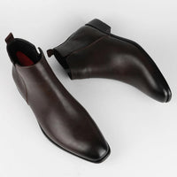 Classic Retro Leather Men's Boots - Lars-Black-7-State of Style