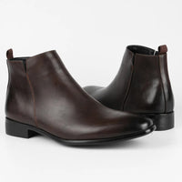 Classic Retro Leather Men's Boots - Lars-Dark Brown-7-State of Style