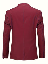 Classic Solid Men's Blazer - Floris-Brown-S-State of Style