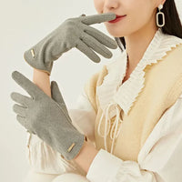 Classic Sweden Women's Gloves - SuaveTouch-Khaki-State of Style