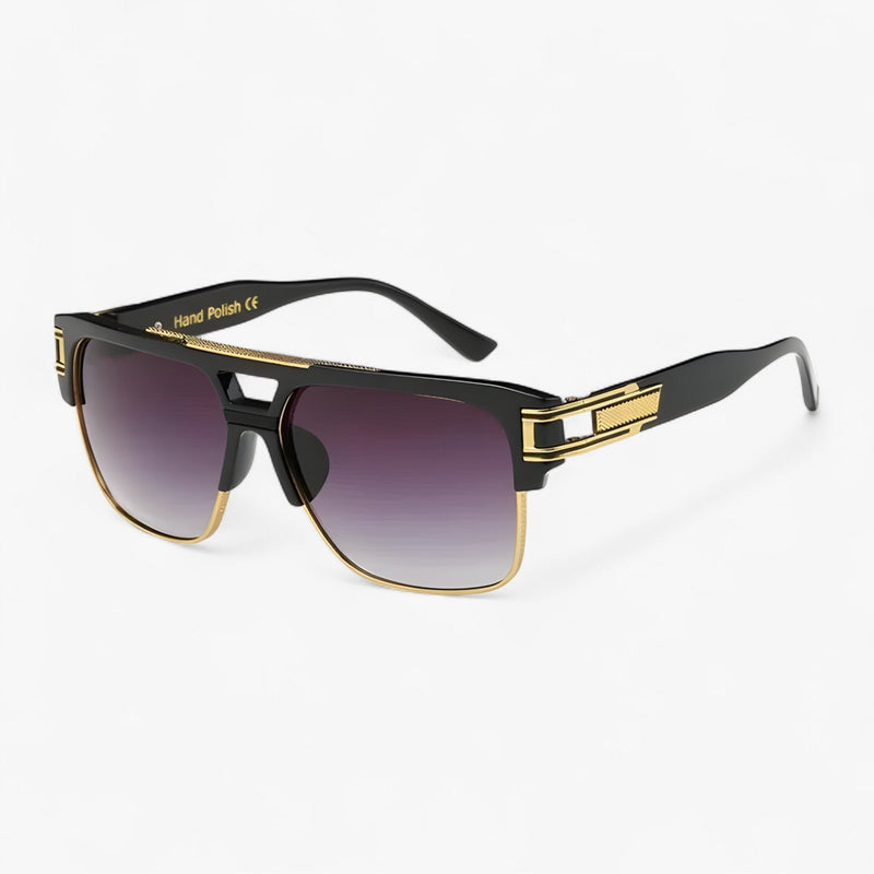 Classic Unisex Mirror Sunglasses – Lynor-Black-State of Style