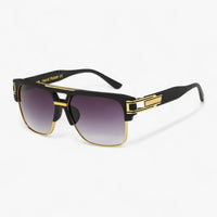 Classic Unisex Mirror Sunglasses – Lynor-Shiny Black-State of Style