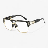 Classic Unisex Mirror Sunglasses – Lynor-Transparent Black-State of Style