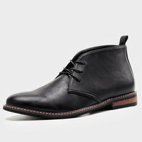 Classic Vintage Men's Shoes - Tobias-Black-5-State of Style